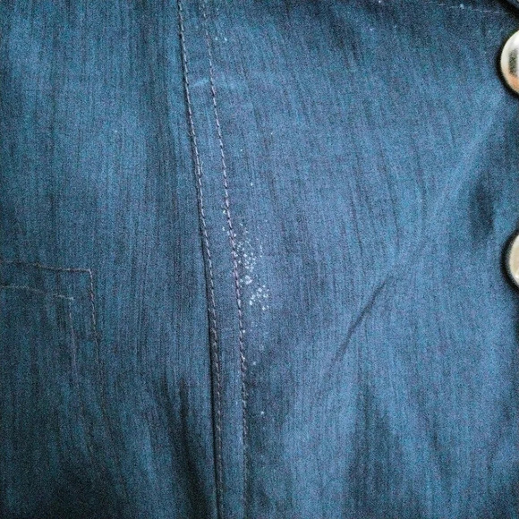 Apropos Retro Wind Resistant Lightweight  Coat Padded Shoulders Gold Metal XS - Picture 11 of 11